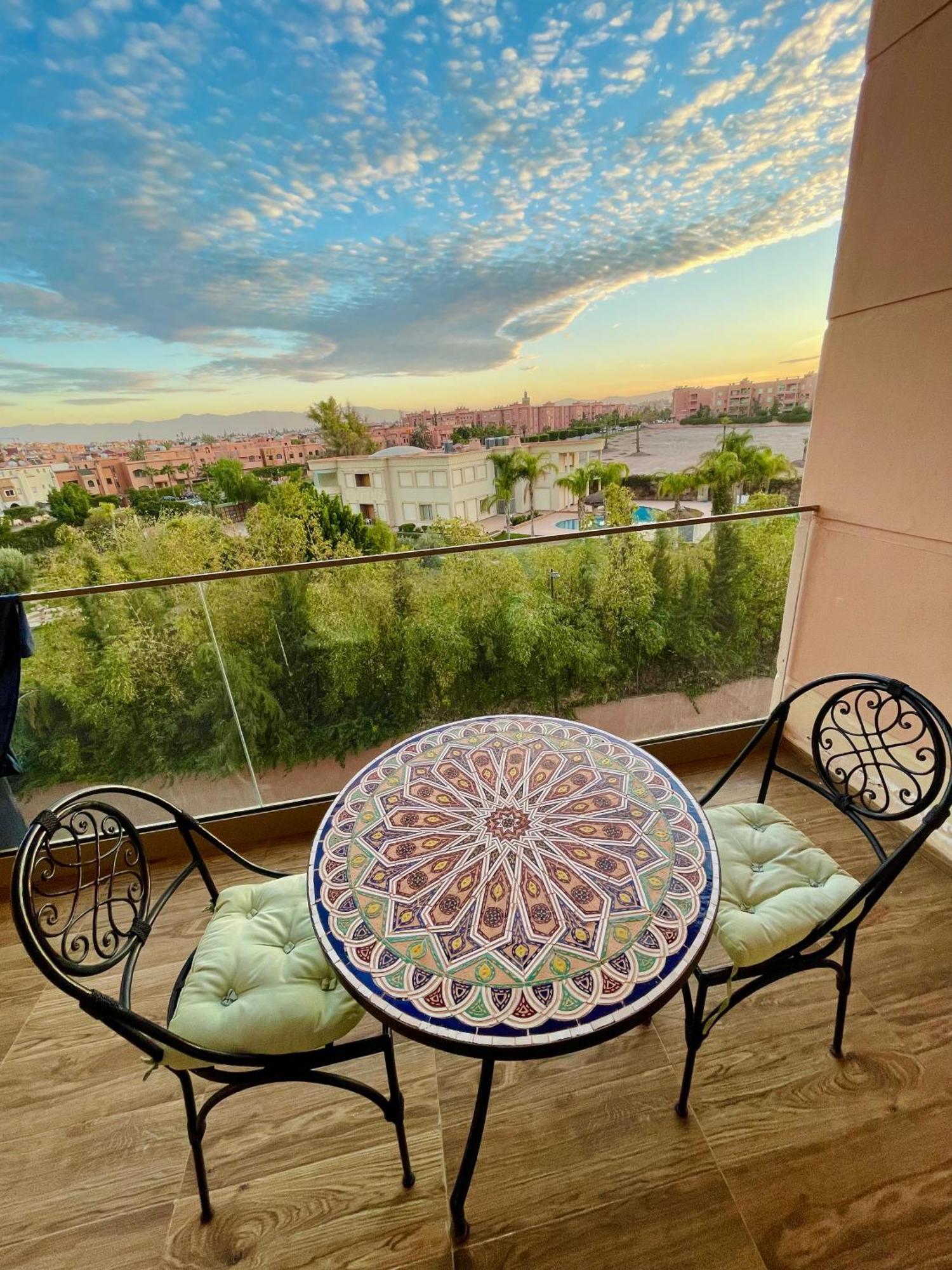 Pearl Garden Cozy Panoramic Charming Sunny Terrace Piscine Marrakesh