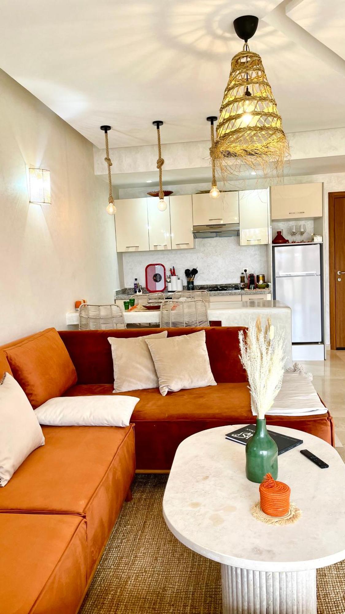 Pearl Garden Cozy Panoramic Charming Sunny Terrace Piscine Appartement Marrakesh