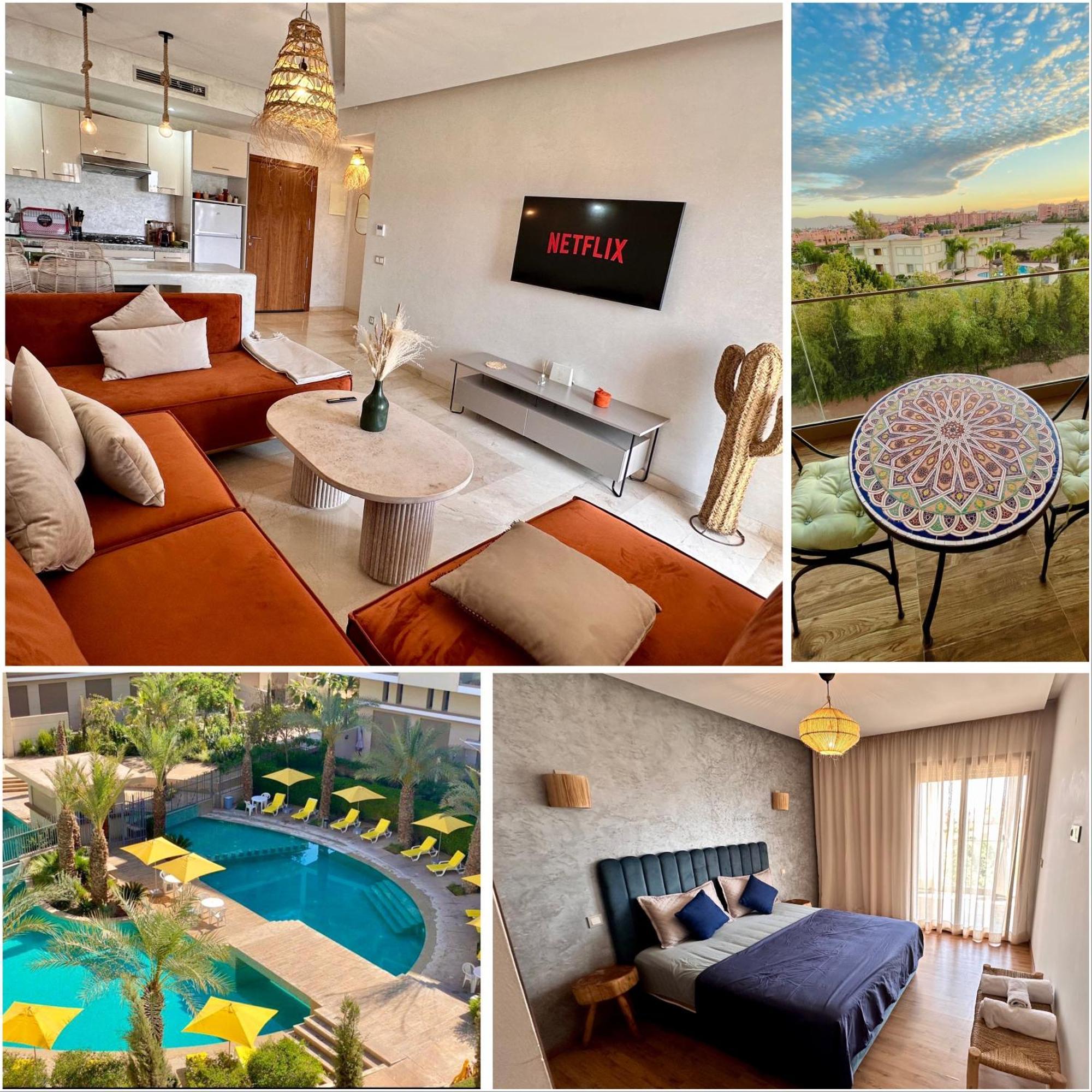 Appartement Pearl Garden Cozy Panoramic Charming Sunny Terrace Piscine *