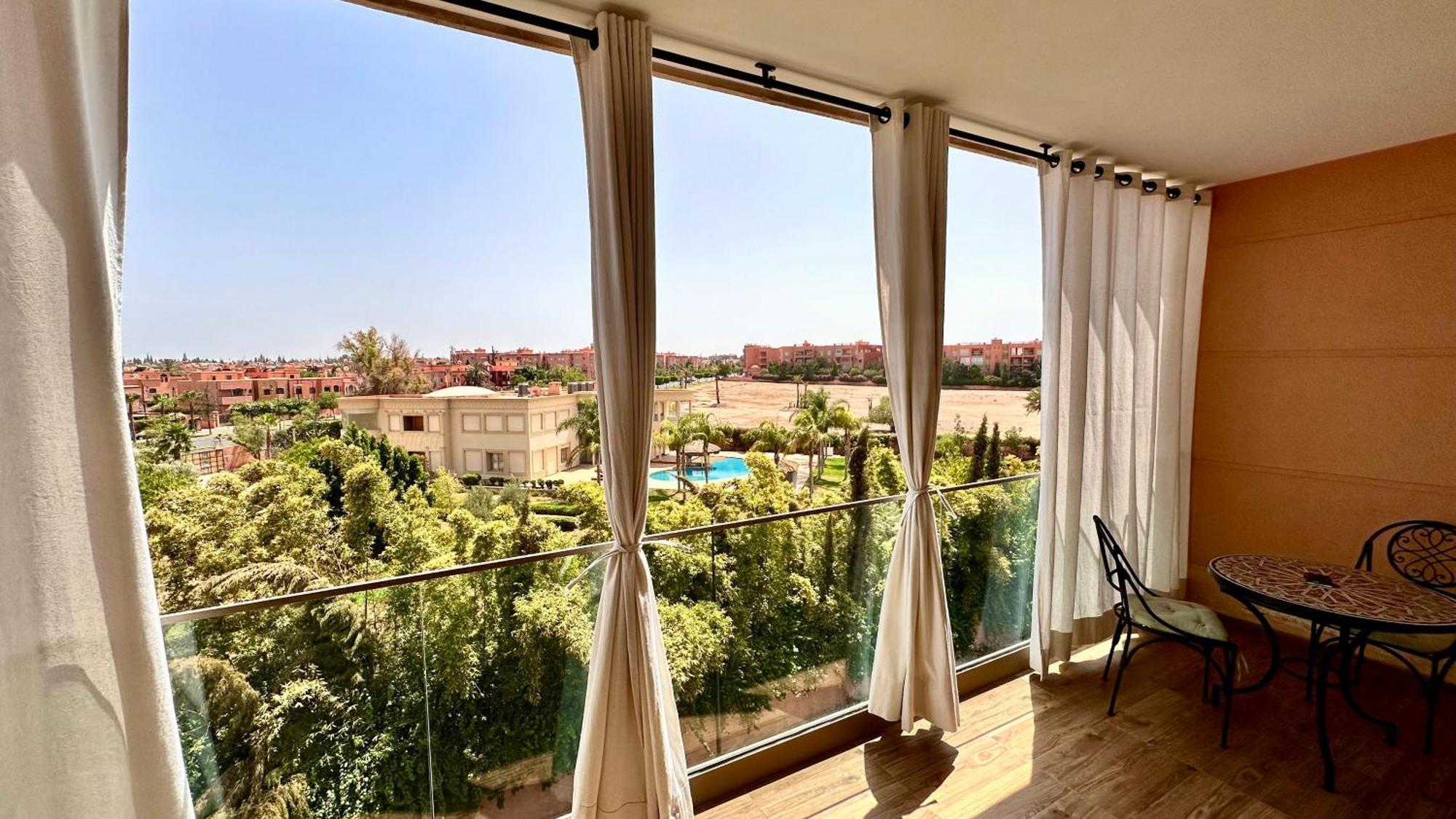 Pearl Garden Cozy Panoramic Charming Sunny Terrace Piscine Appartement Marrakesh
