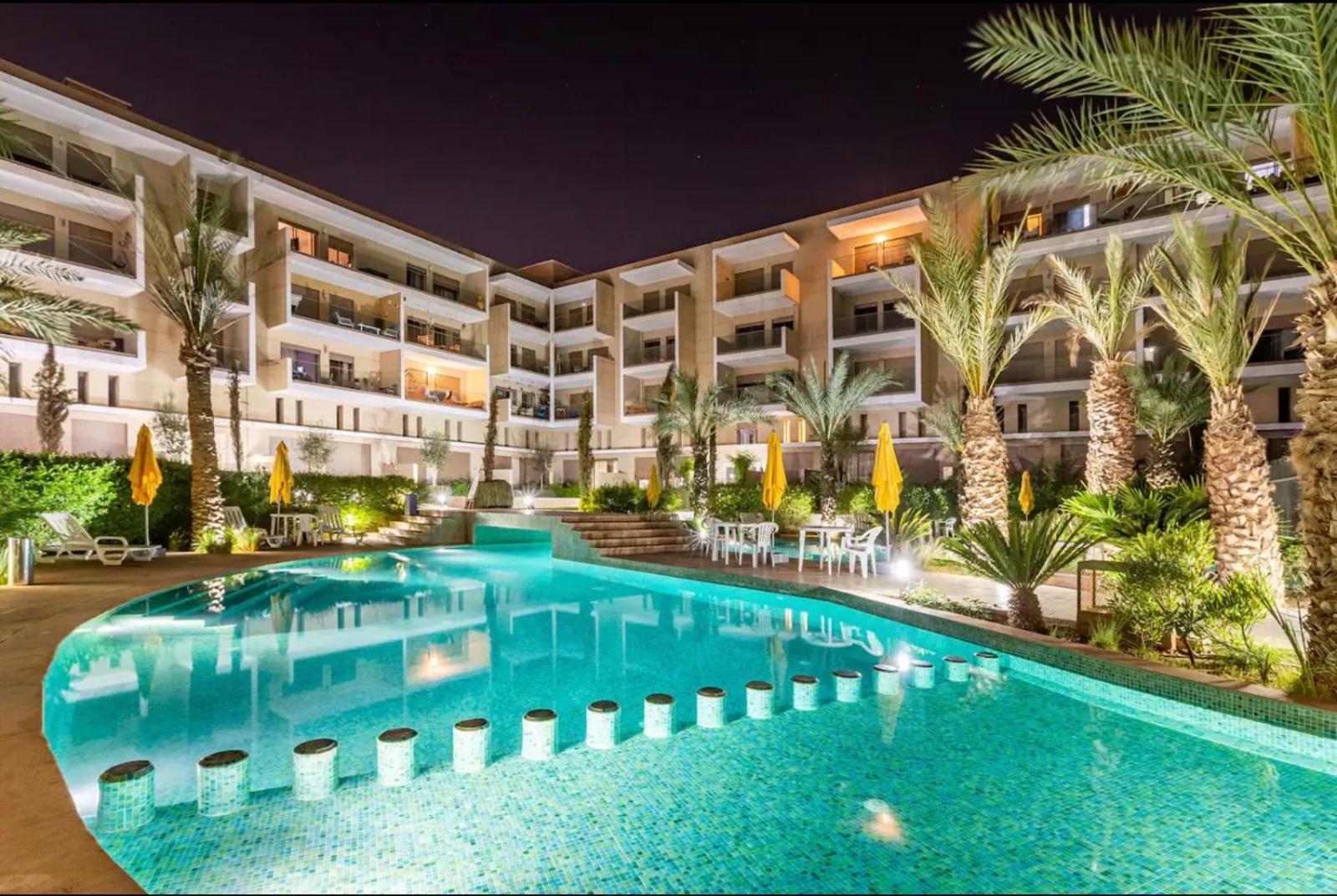 Appartement Pearl Garden Cozy Panoramic Charming Sunny Terrace Piscine Marrakesh
